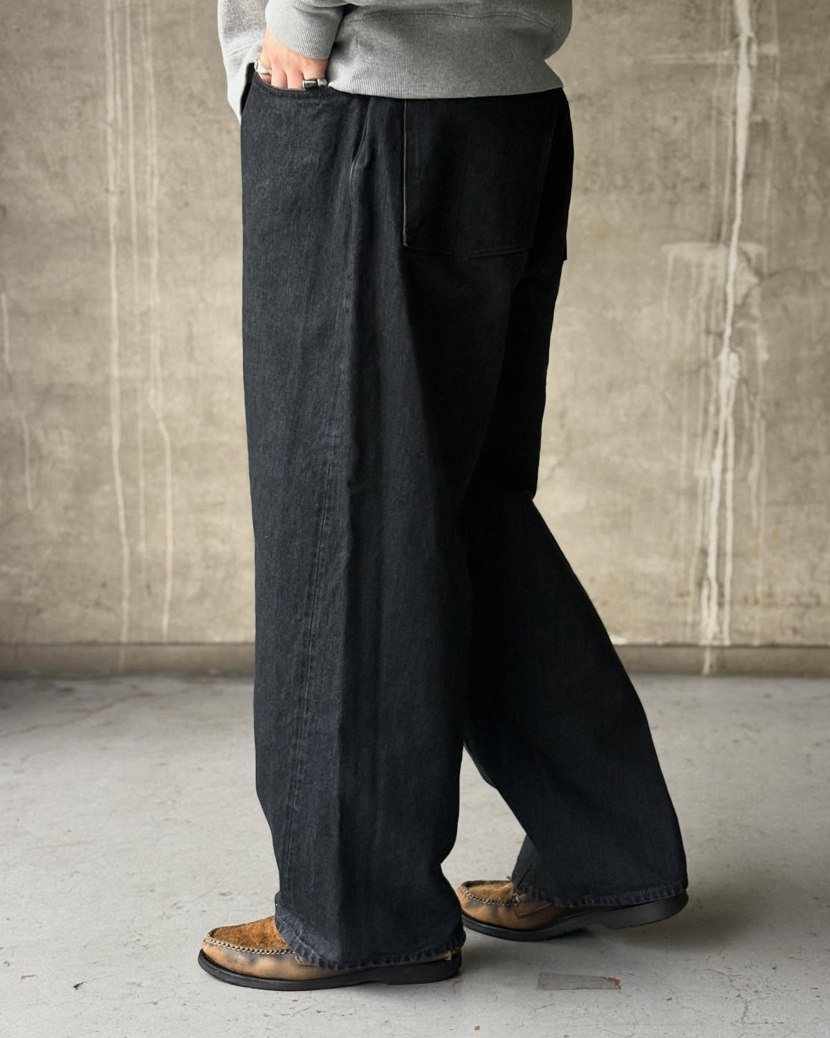 CIOTA / 13.5ozワイドバギーデニム (PTLM-27WBG-MBK)