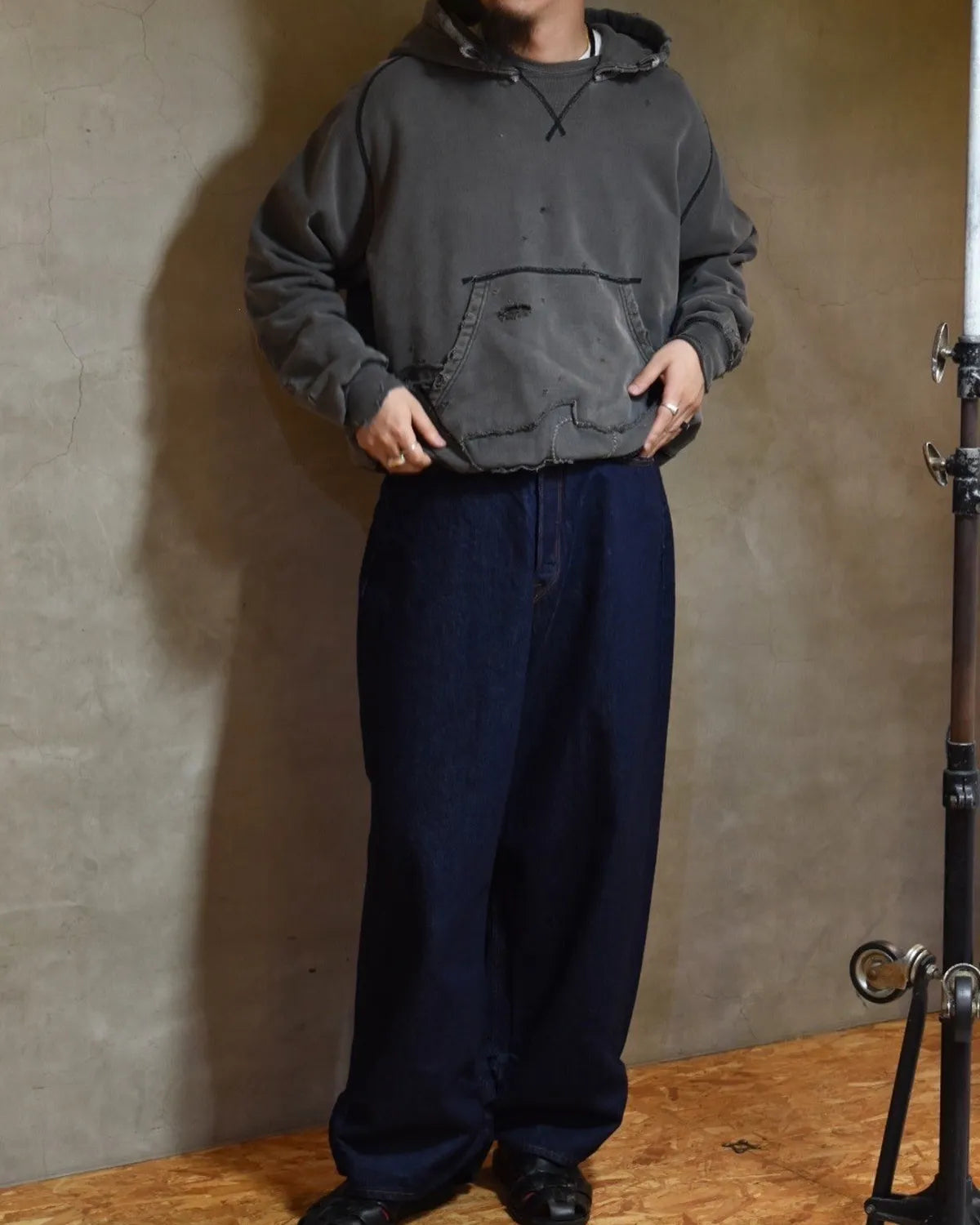 パンツ refomed freshman denim refomed [ FRESH MAN DENIM WIDE PANTS 
