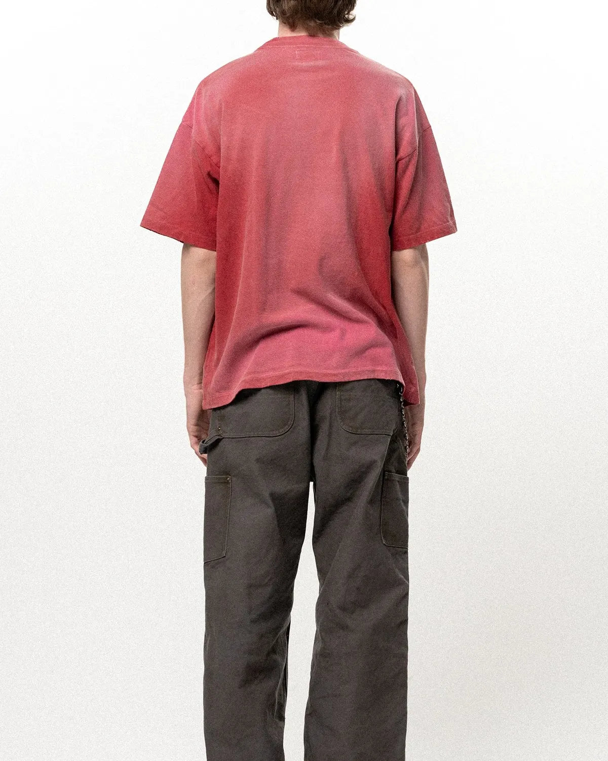 KAMIYA / "CRAYON FLAME" Distressed T-shirt (G16TS085)
