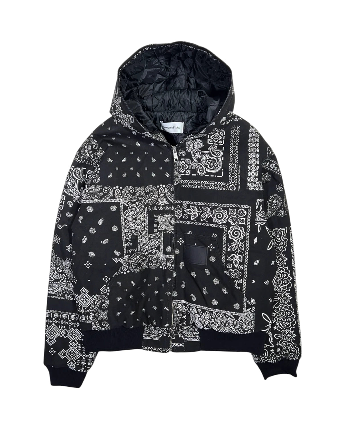 MIYAGIHIDETAKA -Rafu-  / Quilted Hoodie Jacket (MH027)