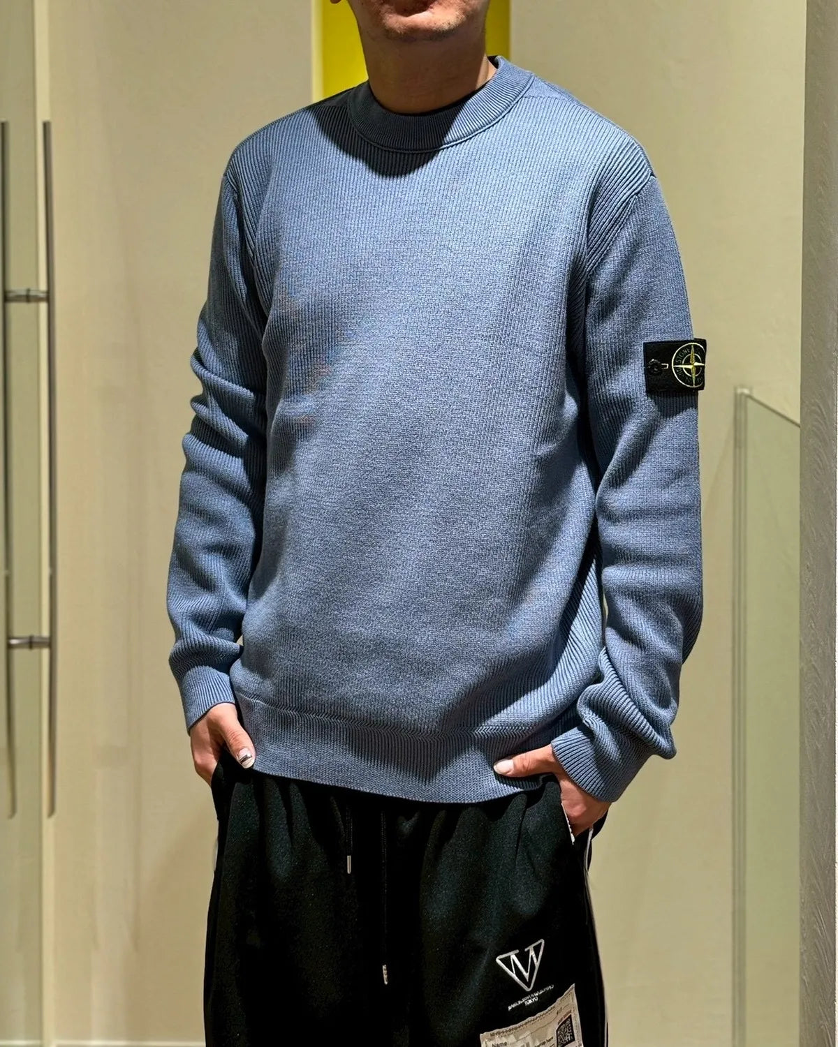 STONE ISLAND / RIBBED SOFT ORGANIC COTTON (L1S155100154)