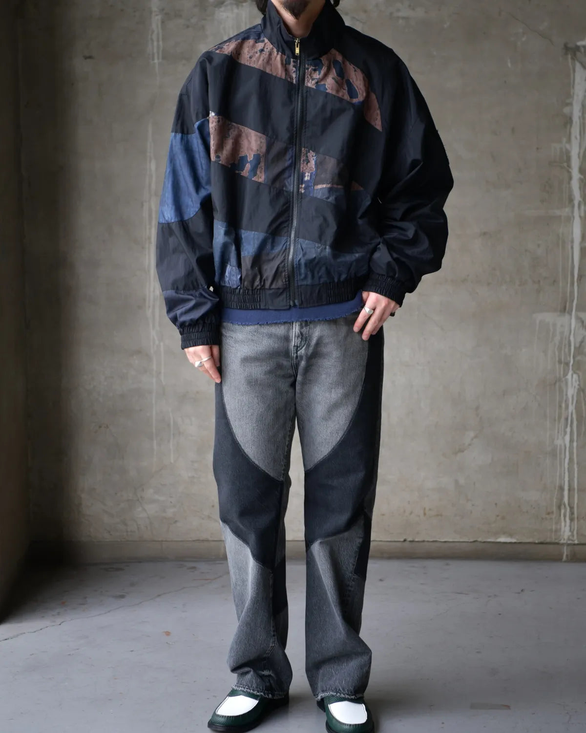 DEAR BORO / Nylon Transfer Priniting Jacket (793-6155005)