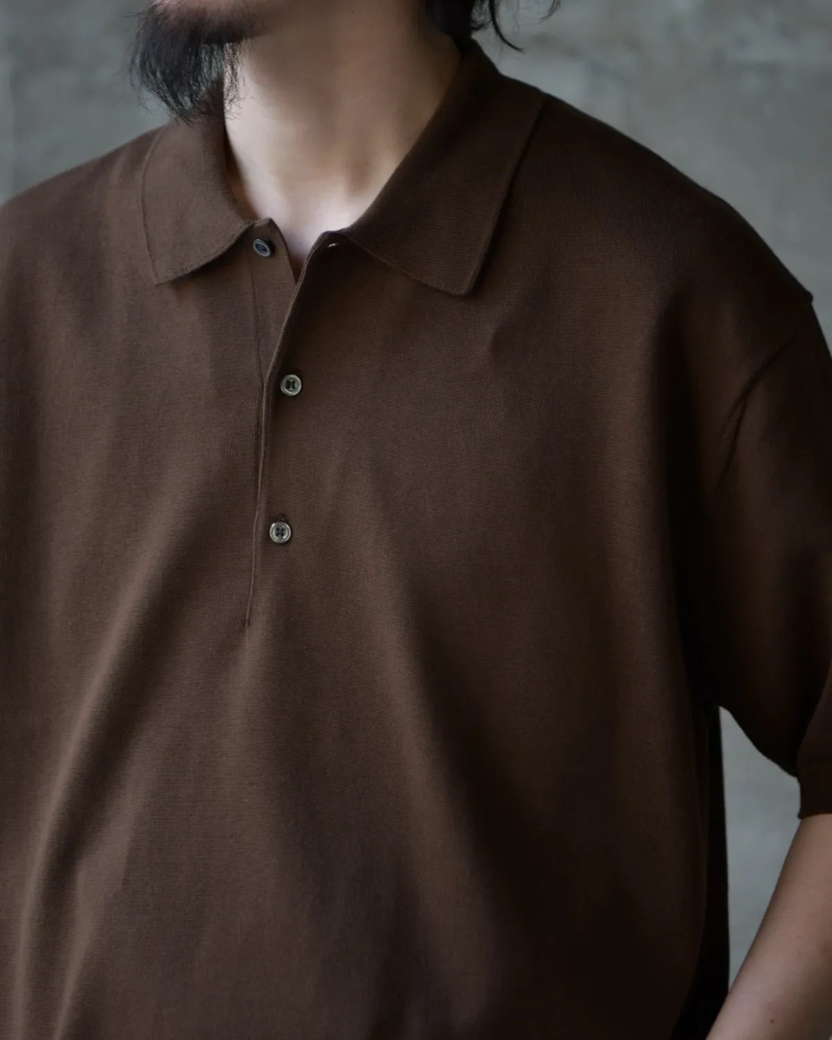 ぴーこ　A.PRESSE Knit Polo Shirts サイズ2 A.PRESSE 