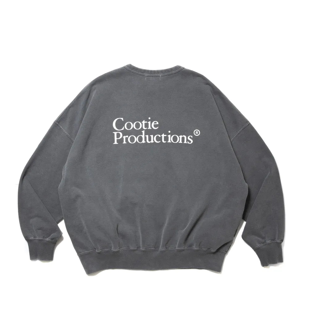 COOTIE PRODUCTIONS® / Pigment Dyed Open End Yarn Sweat Crew (CTE-24A310)