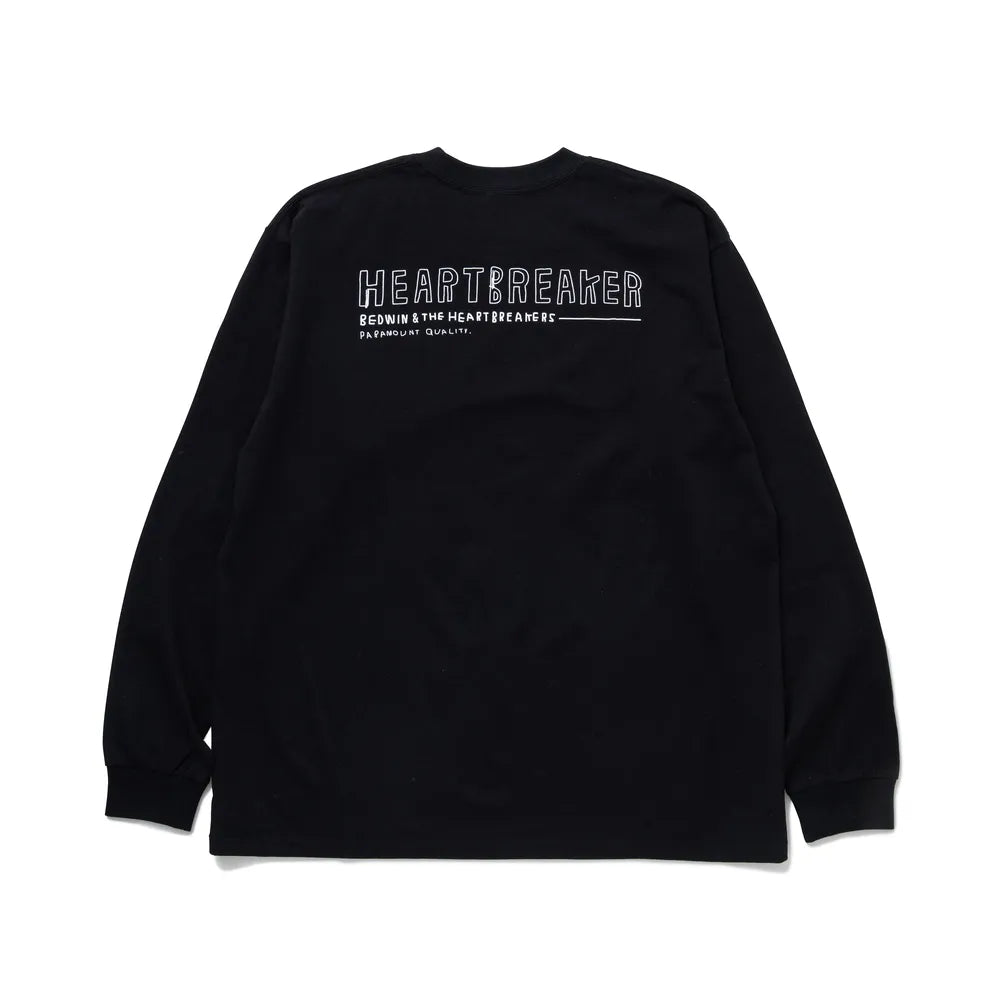 BEDWIN & THE HEARTBREAKERS / L/S PRINTED TEE "MARX" (24SB2170)