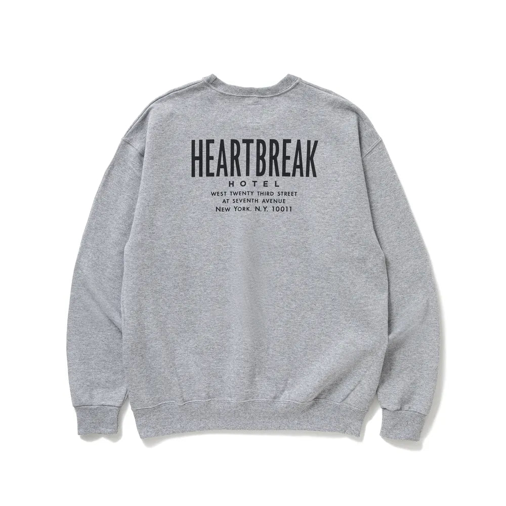 BEDWIN & THE HEARTBREAKERS / L/S PRINTED C -NECK SWEAT "HAWKE" (24AB2193)