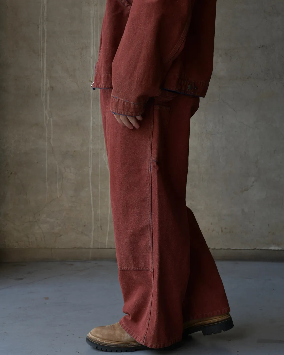 COOTIE PRODUCTIONS® / Grainy Denim Double Knee Painter Pants (CTE-26S120)