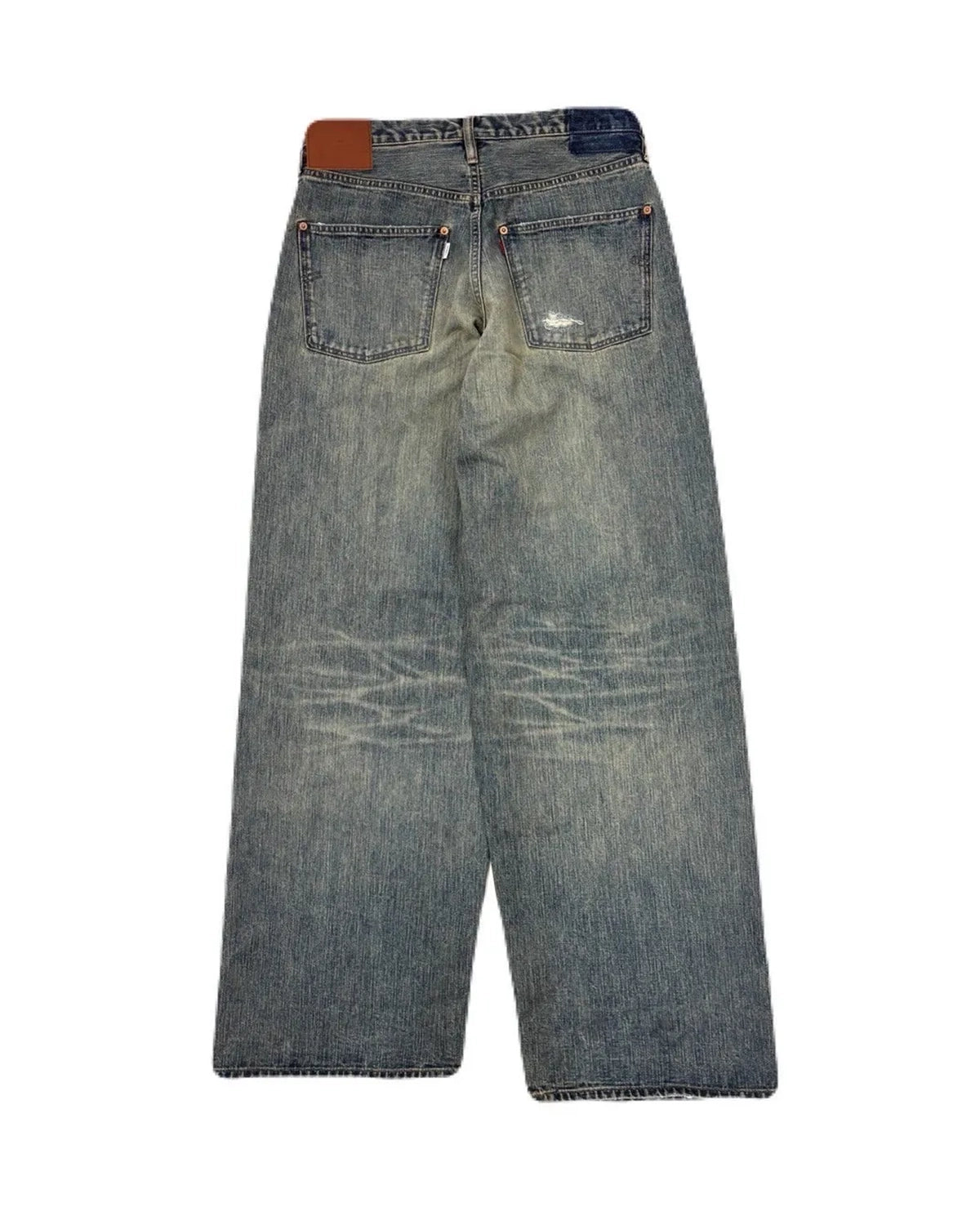SUGARHILL / DAMAGED MODERN DENIM PANTS WIDE CUT (25880409)