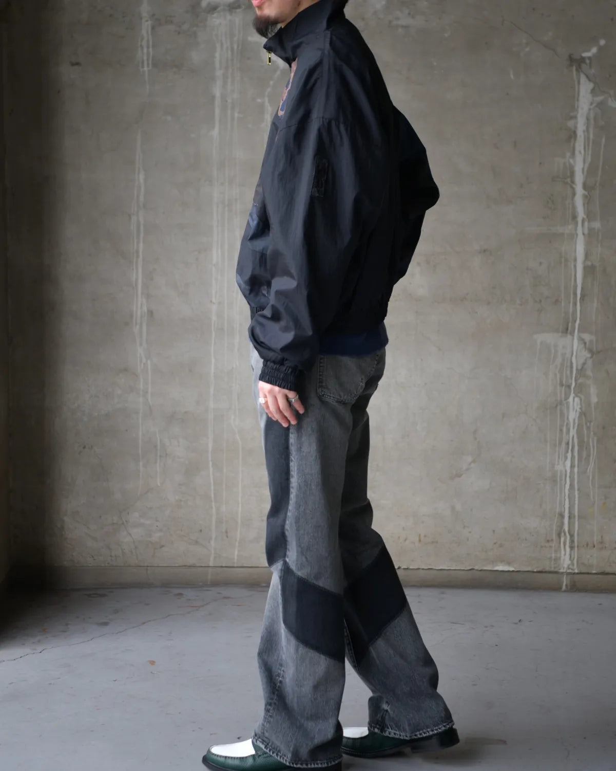DEAR BORO / Nylon Transfer Priniting Jacket (793-6155005)