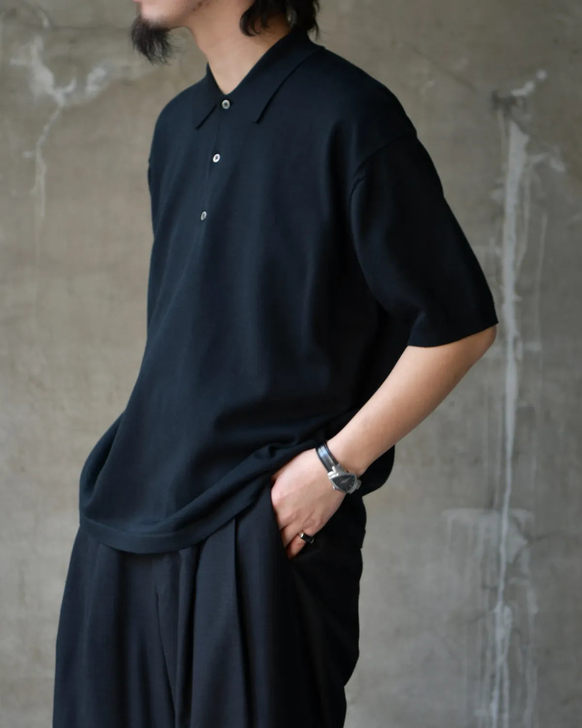 A.PRESSE(アプレッセ) / Cotton Knit S/S Polo Shirts | 公式通販