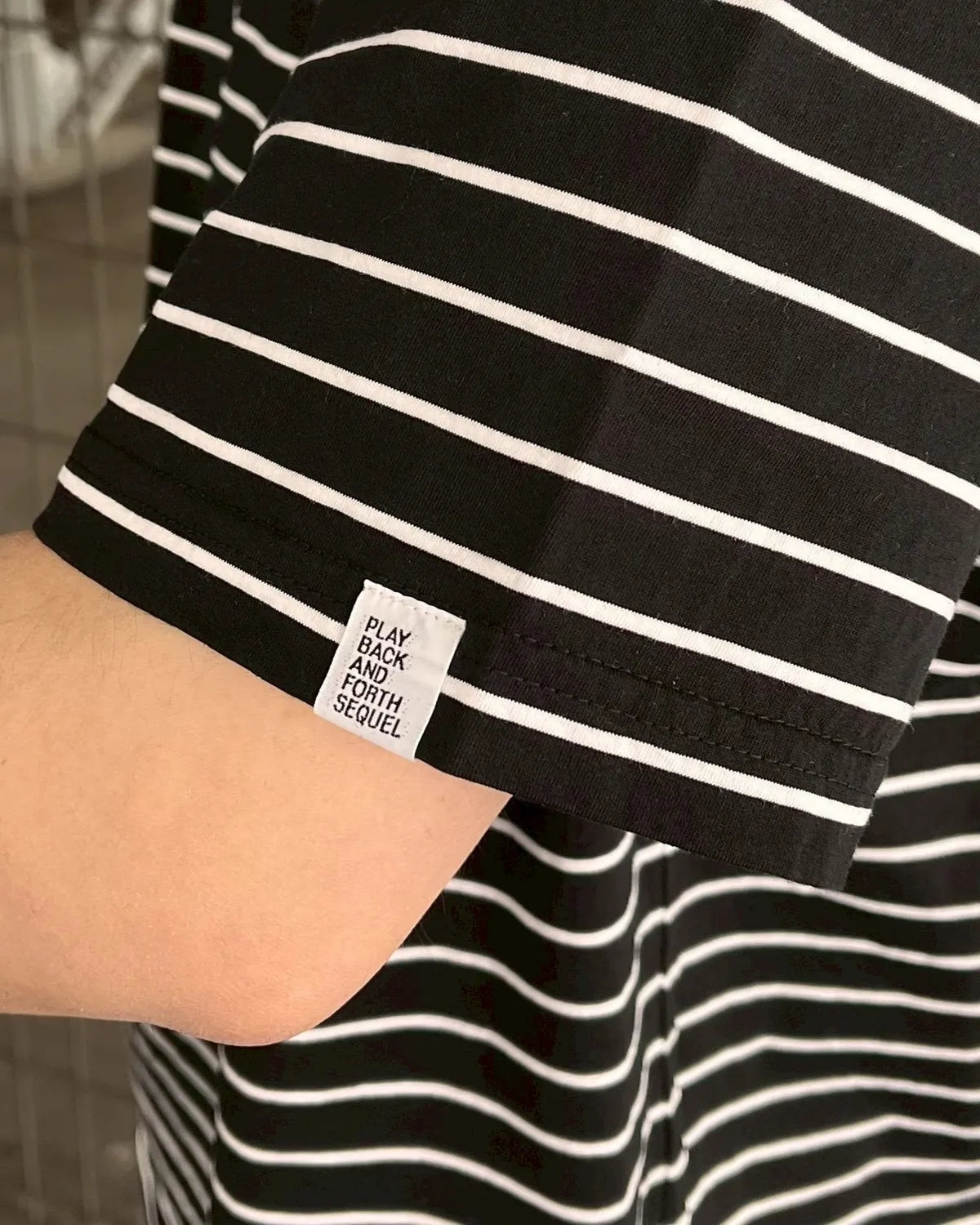 SEQUEL / BORDER T-SHIRT (SQ-26SS-CS-01)