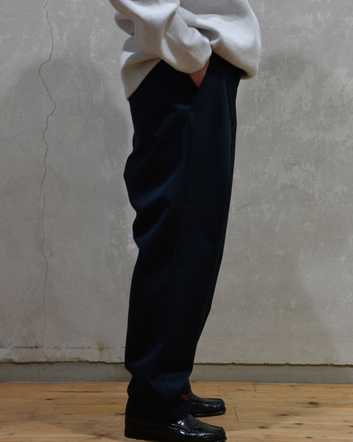 DESCENDANT (ディセンダント) / DC-6 ORGANIC COTTON TWILL TROUSERS