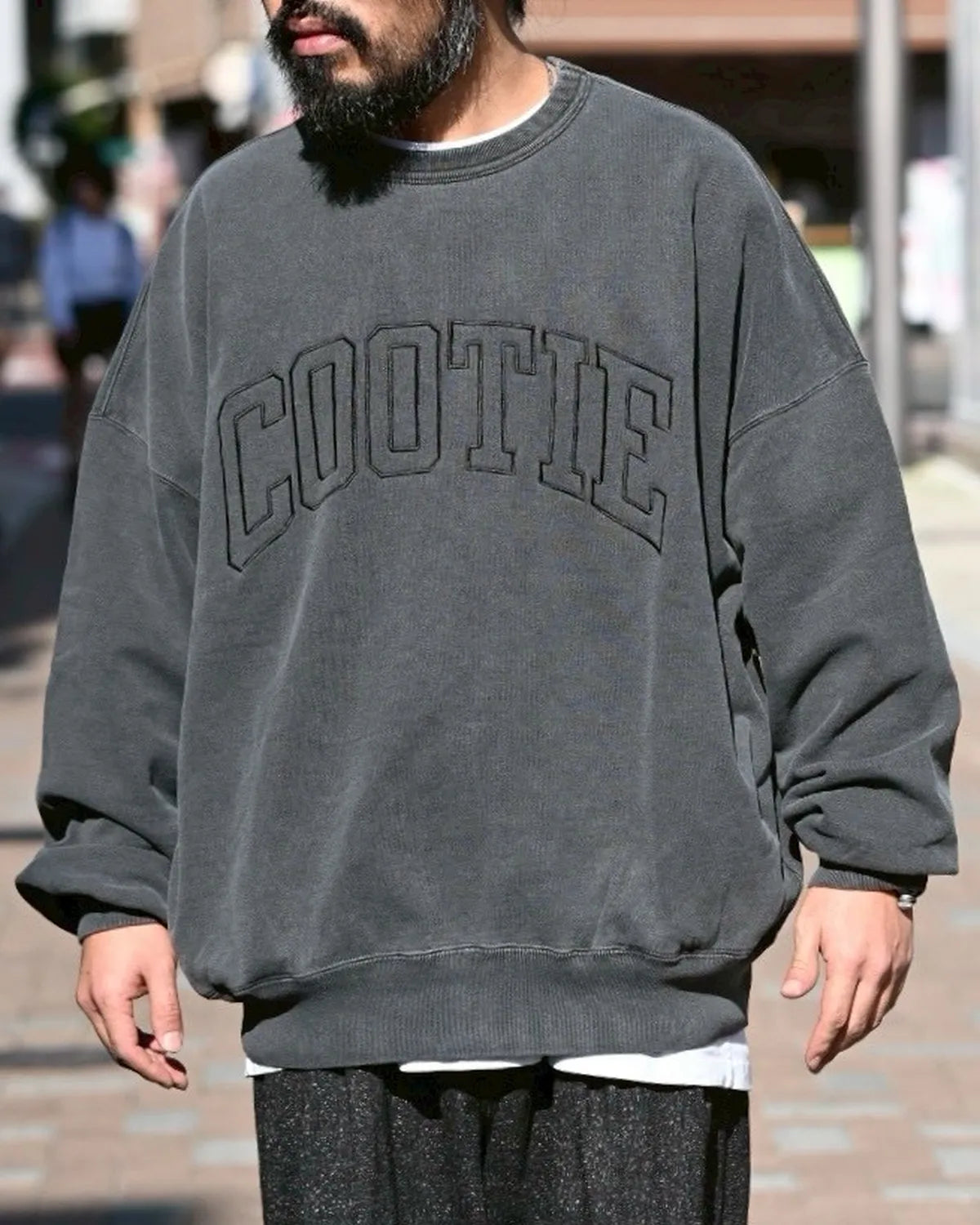 COOTIE PRODUCTIONS® / Chubby SwePigment Dyed Open End Yarn Sweat Crew (CTE-25A311)