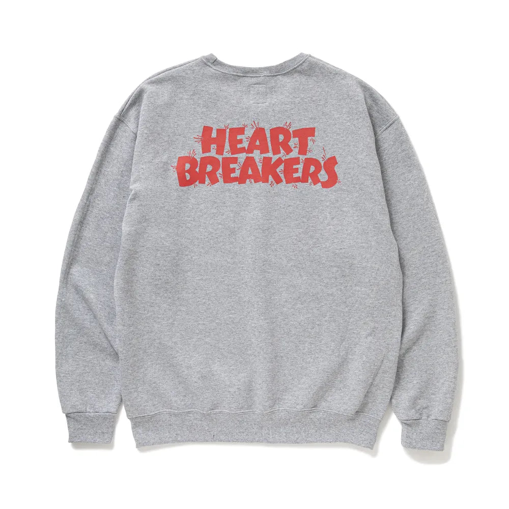 BEDWIN & THE HEARTBREAKERS / L/S PRINTED C -NECK SWEAT "KING" (24AB2201)