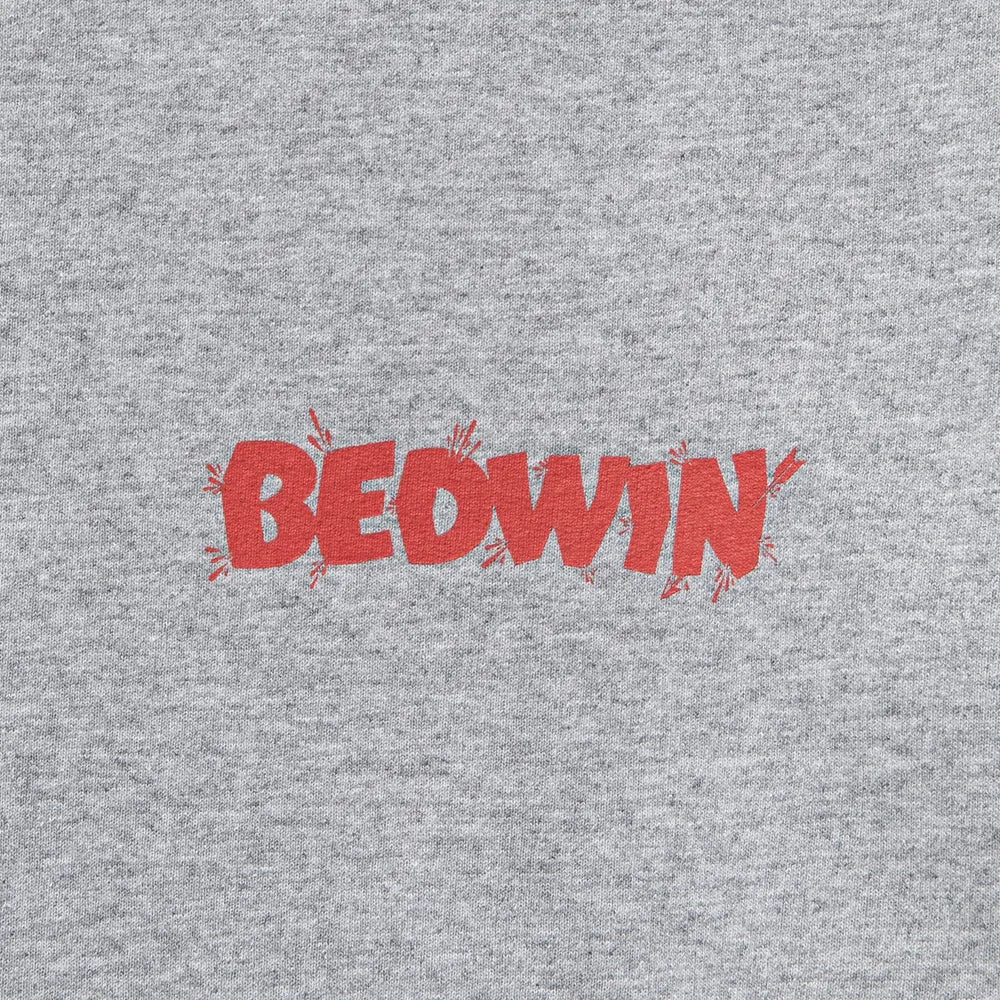 BEDWIN & THE HEARTBREAKERS / L/S PRINTED C -NECK SWEAT "KING" (24AB2201)