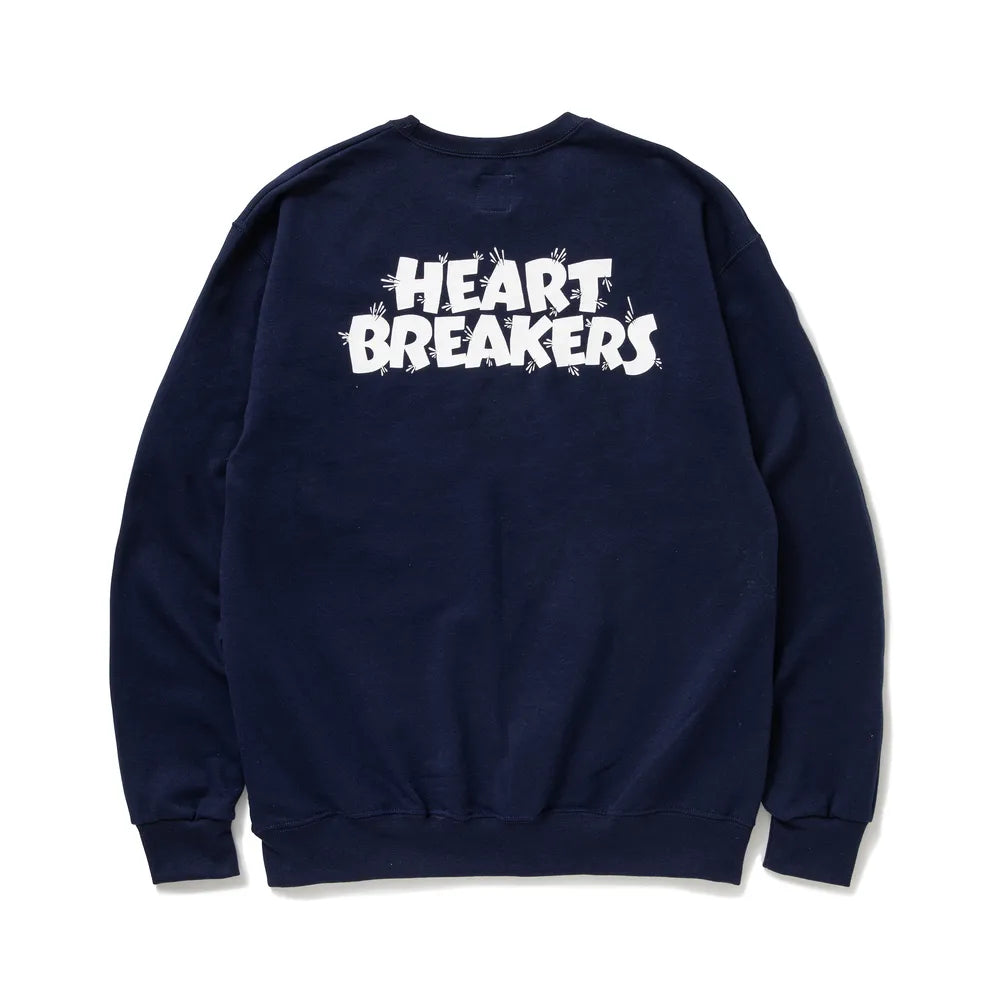 BEDWIN & THE HEARTBREAKERS / L/S PRINTED C -NECK SWEAT "KING" (24AB2201)