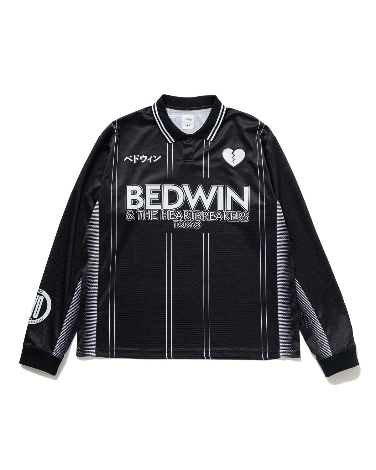BEDWIN & THE HEARTBREAKERS / L/S COLLARED SOCCER JERSEY "KAY" (25AB2215)