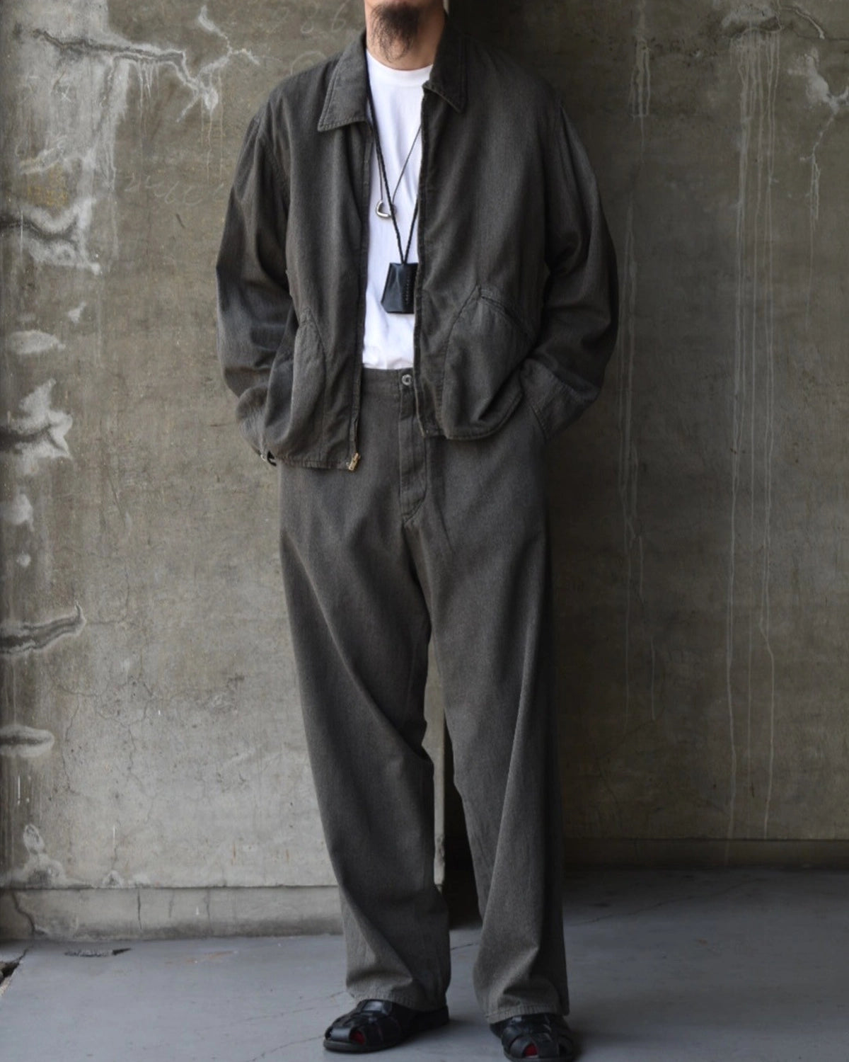 アプレッセ Vintage Black Chambray Work Pants A.PRESSE(アプレッセ) / Vintage Black Chambray Work Pants