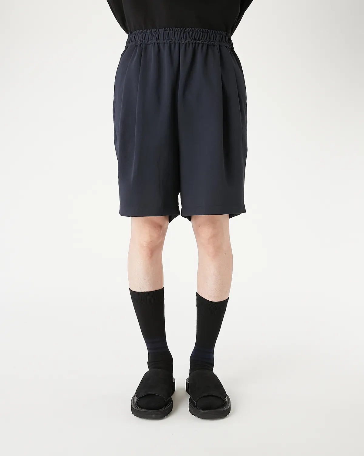 N.HOOLYWOOD COMPILE / 2TUCK EASY HALF PANTS (2261-CP50-010)