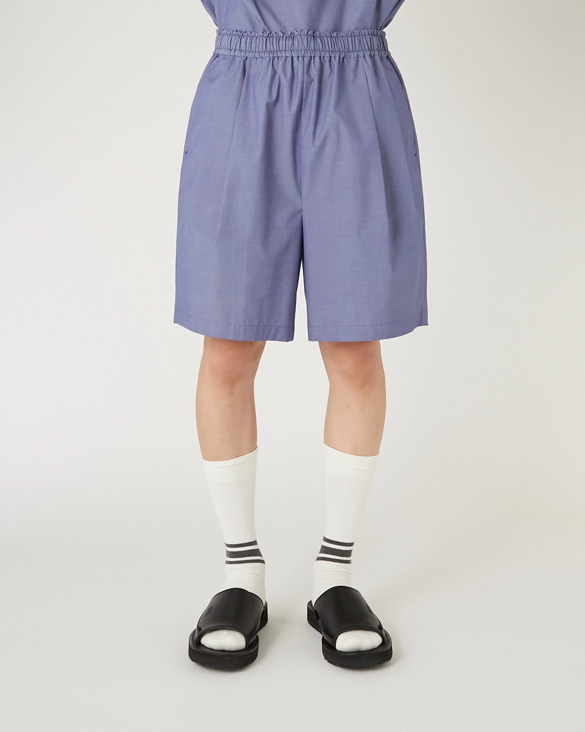 N.HOOLYWOOD COMPILE / 2TUCK EASY HALF PANTS (2261-CP50-102-S)