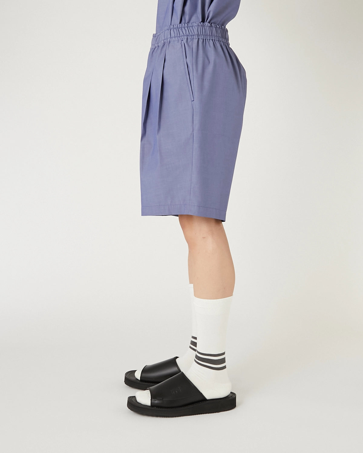 N.HOOLYWOOD COMPILE / 2TUCK EASY HALF PANTS (2261-CP50-102-S)