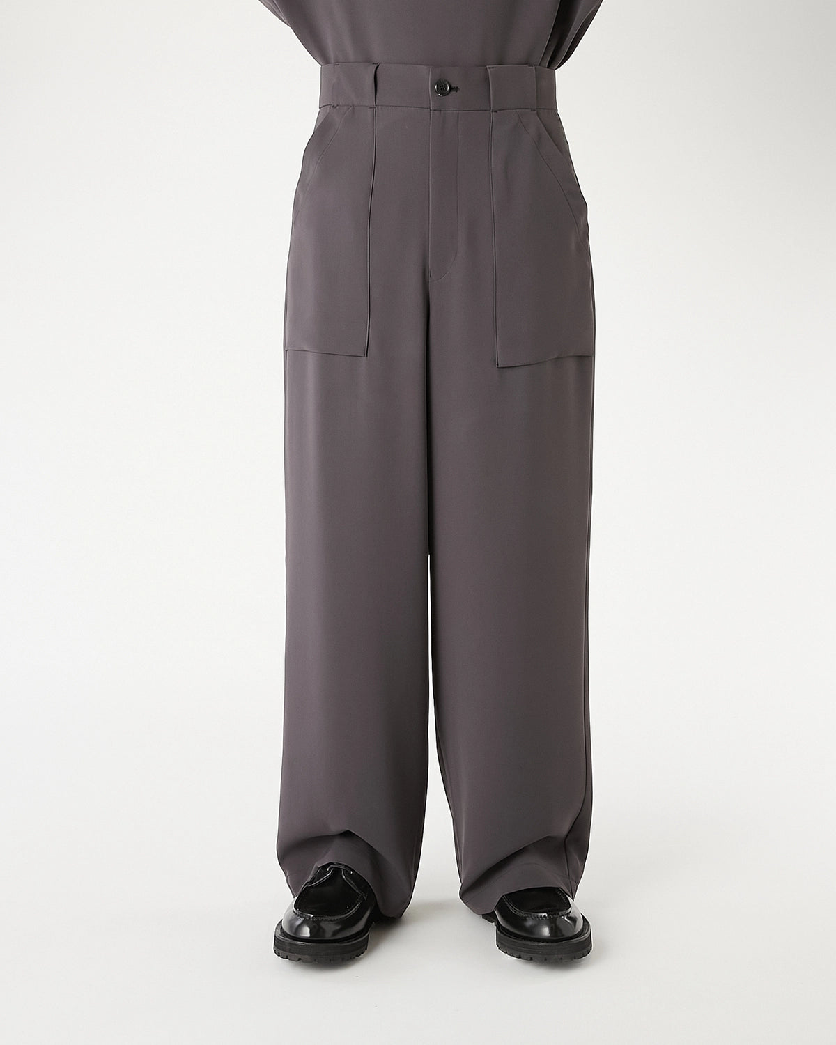 N.HOOLYWOOD COMPILE / PATCH POCKET WIDE TROUSERS (2261-PT23-011)