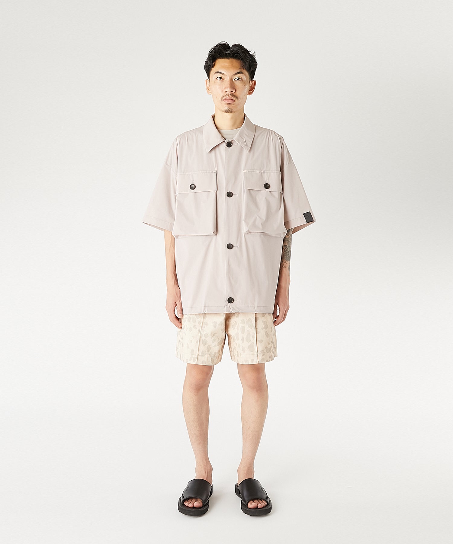 N.HOOLYWOOD COMPILE / FLAP-POCKET HALF SLEEVE SHIRT (2261-SH51-005)