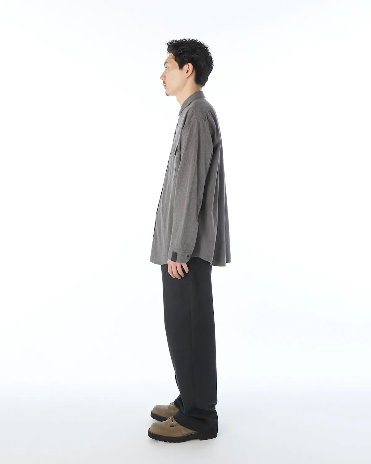 N.HOOLYWOOD COMPILE × BIG MAC / BLACK CHAMBRAY WORK SHIRT (2262-SH60-026)