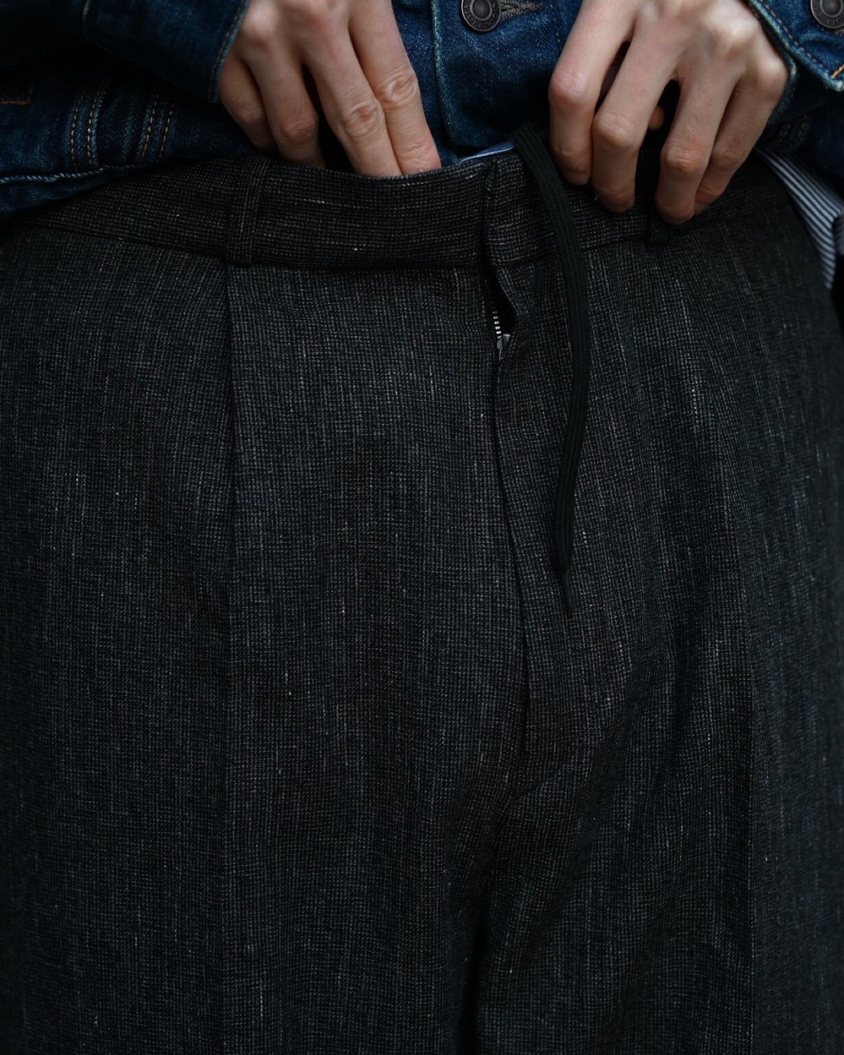 blurhms / Cotton Mix Nep Trousers  (BHS26S002BMX)