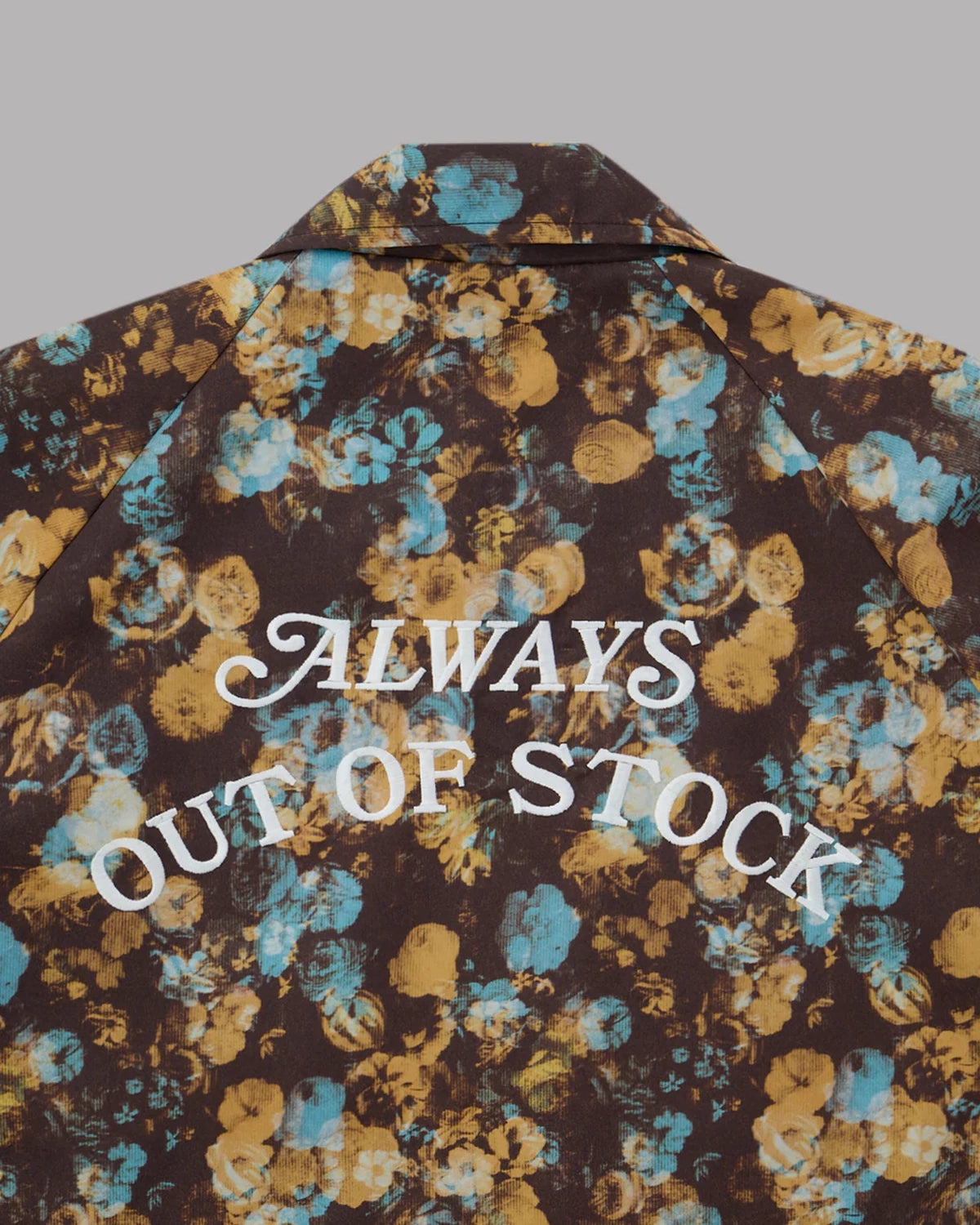 ALWAYS OUT OF STOCK / FLOWER PATTERN LIGHT BLOUSON JACKET (HA-025202101)