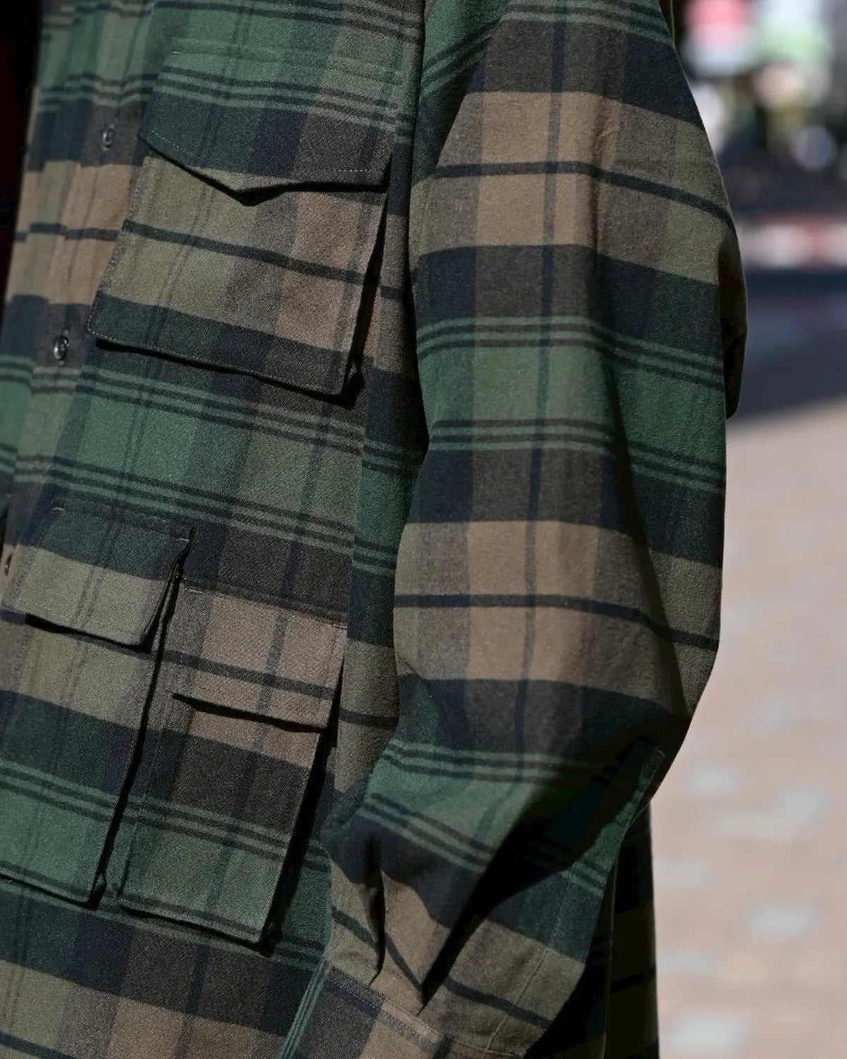 FreshService / FLANNEL CHECK MULTI POCKET SHIRT (FSC254-50059)