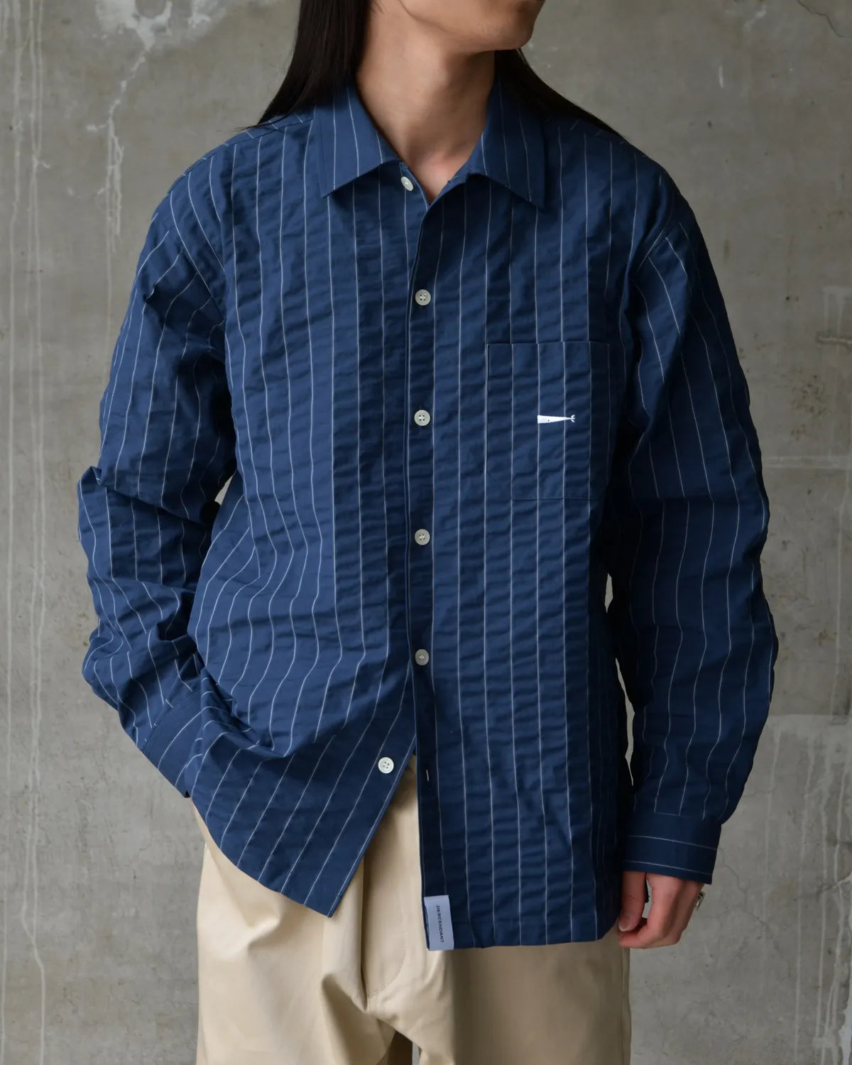 DESCENDANT (ディセンダント) / MILPITAS STRIPE LS SHIRT | 公式通販