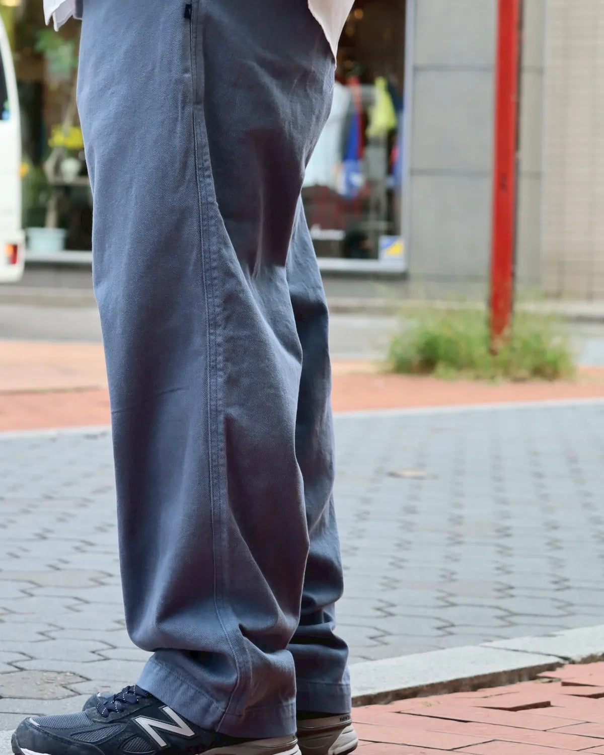 DESCENDANT / SHORE TWILL BEACH TROUSERS PIGMENT DYE (252TQDS-PTM03)
