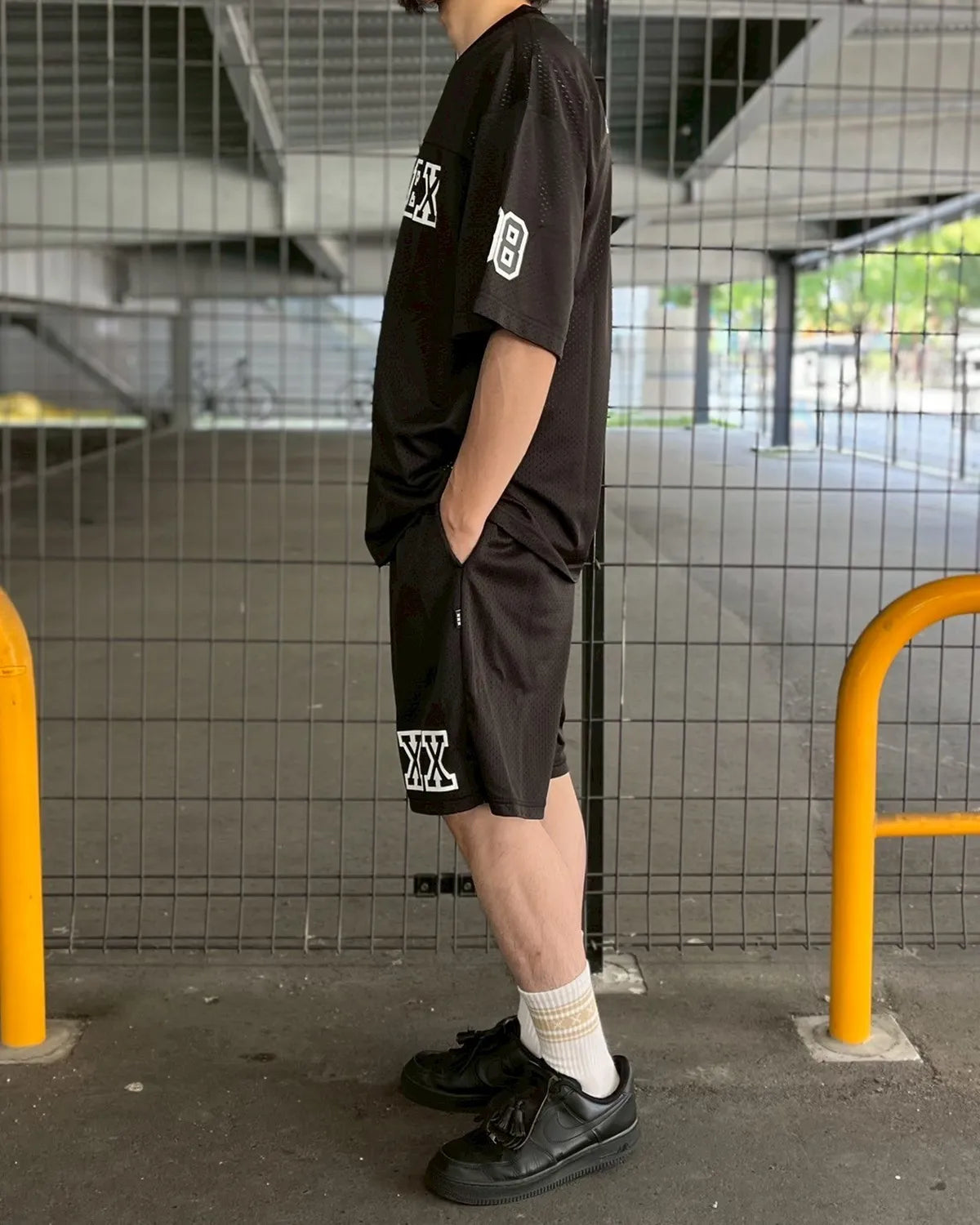 GOD SELECTION XXX / MESH BOARD SHORTS (GX-S25-SP-03)