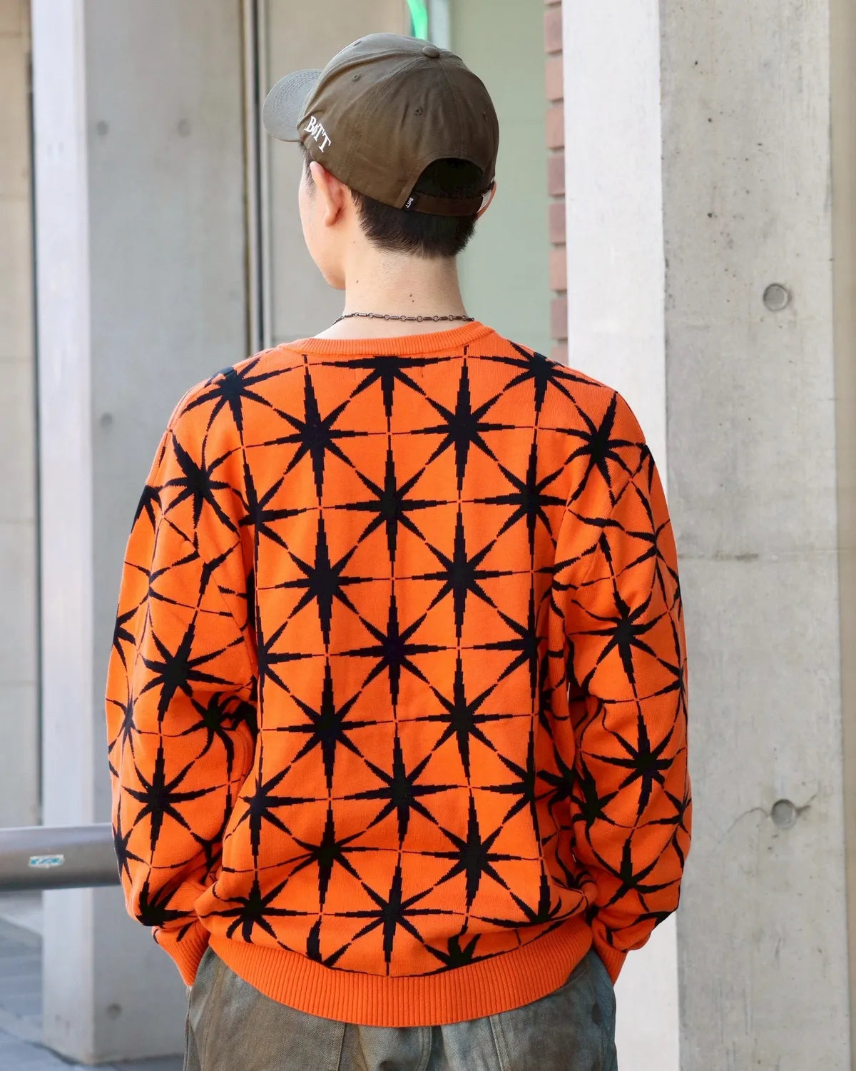 BoTT 23aw ニット SPARKLE COTTON SWEATER SPARKLE STITCHED CREWNECK 