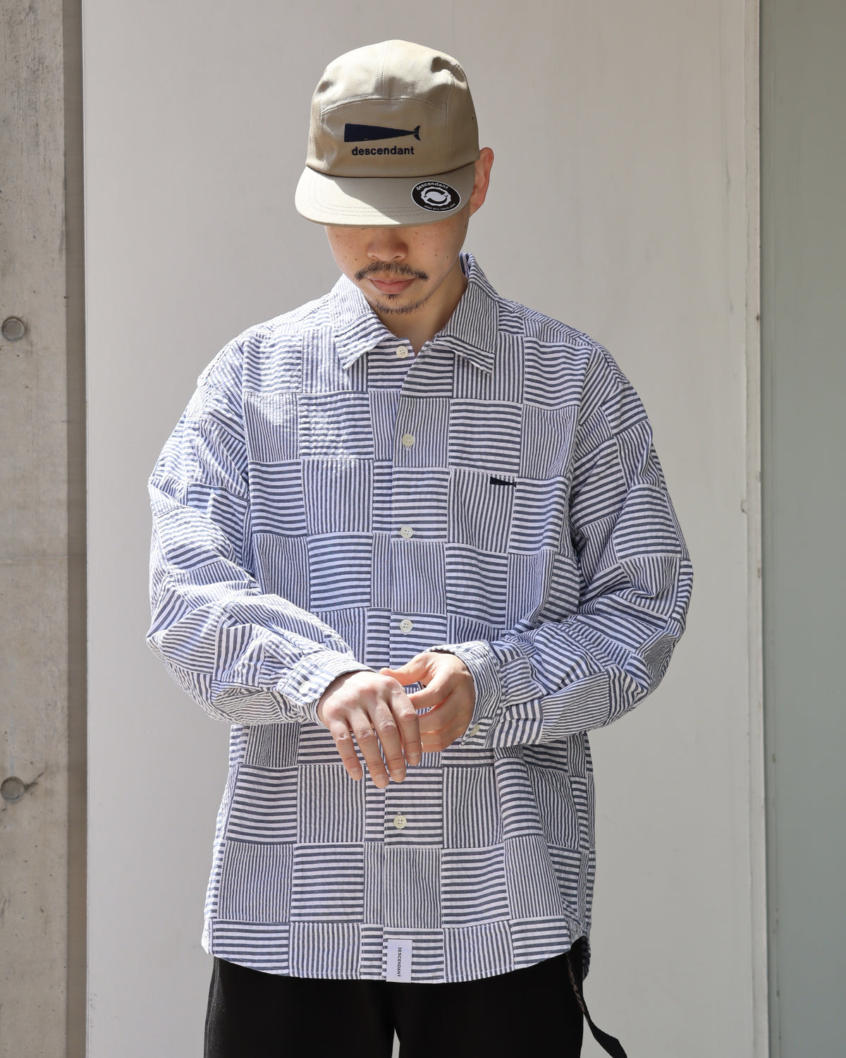 DESCENDANT (ディセンダント) / MILPITAS PATCHWORK LS SHIRT | 公式