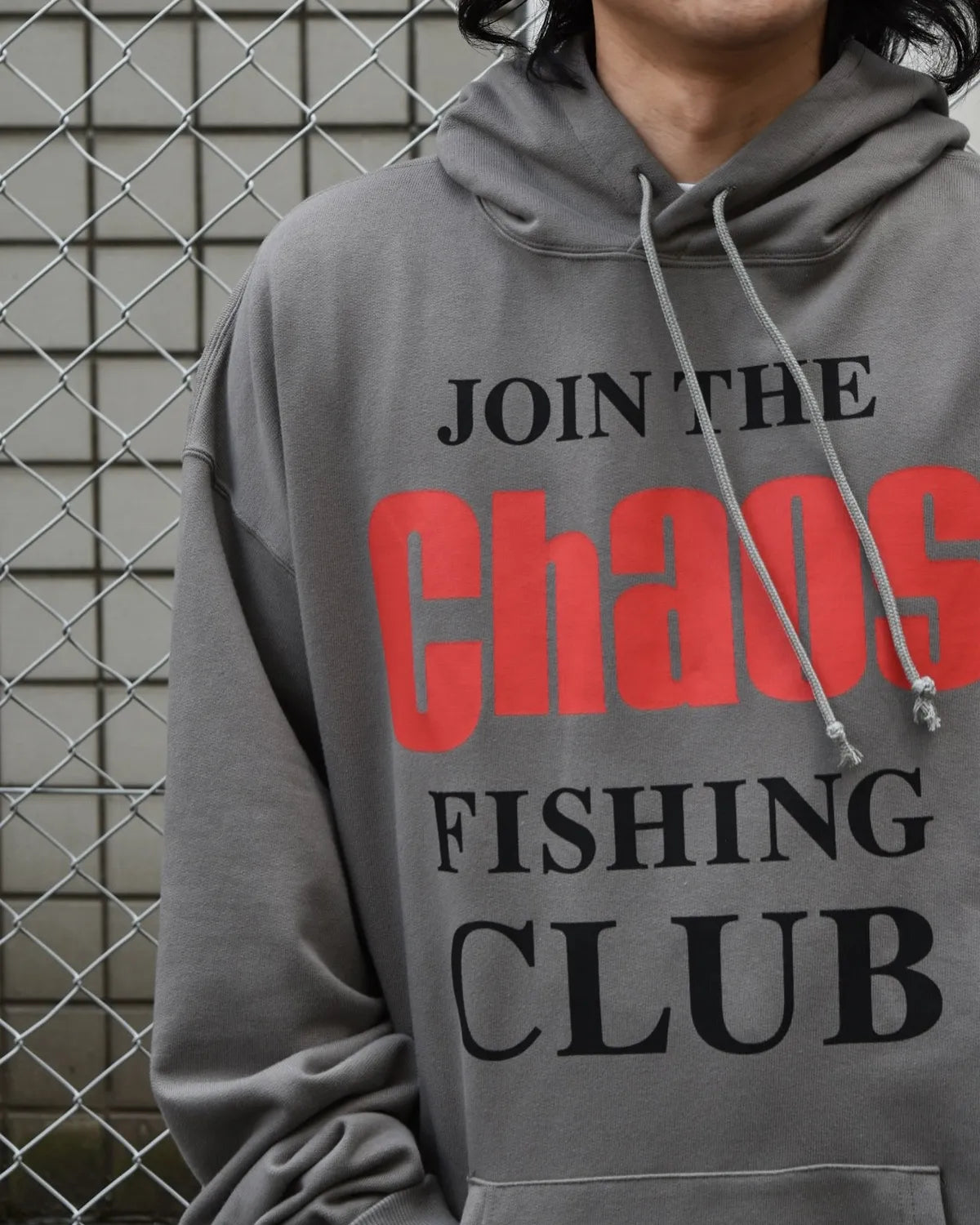 Chaos Fishing Club / Logo Pigment Hoodie (CFC-25AW-CUT02)