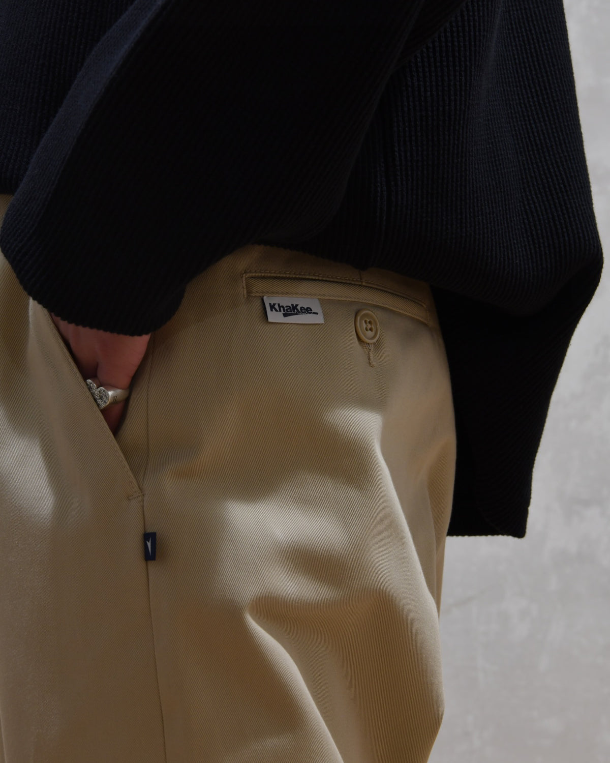 DESCENDANT ディセンダント　DC-6 KHAKEE DESCENDANT/DC-6 ORGANIC COTTON TWILL TROUSERS (KhaKee)