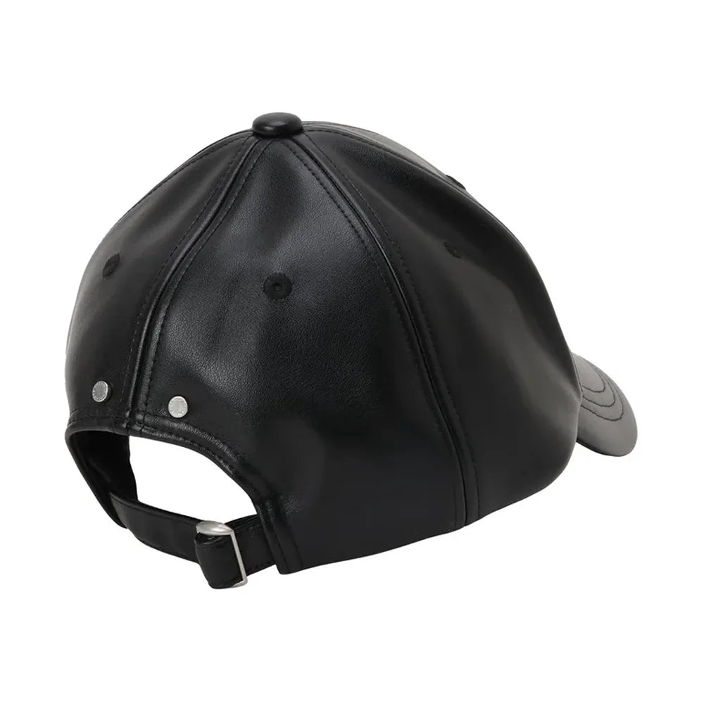 SHERMER / Director Cap-Leather (SHM-24FW-602)