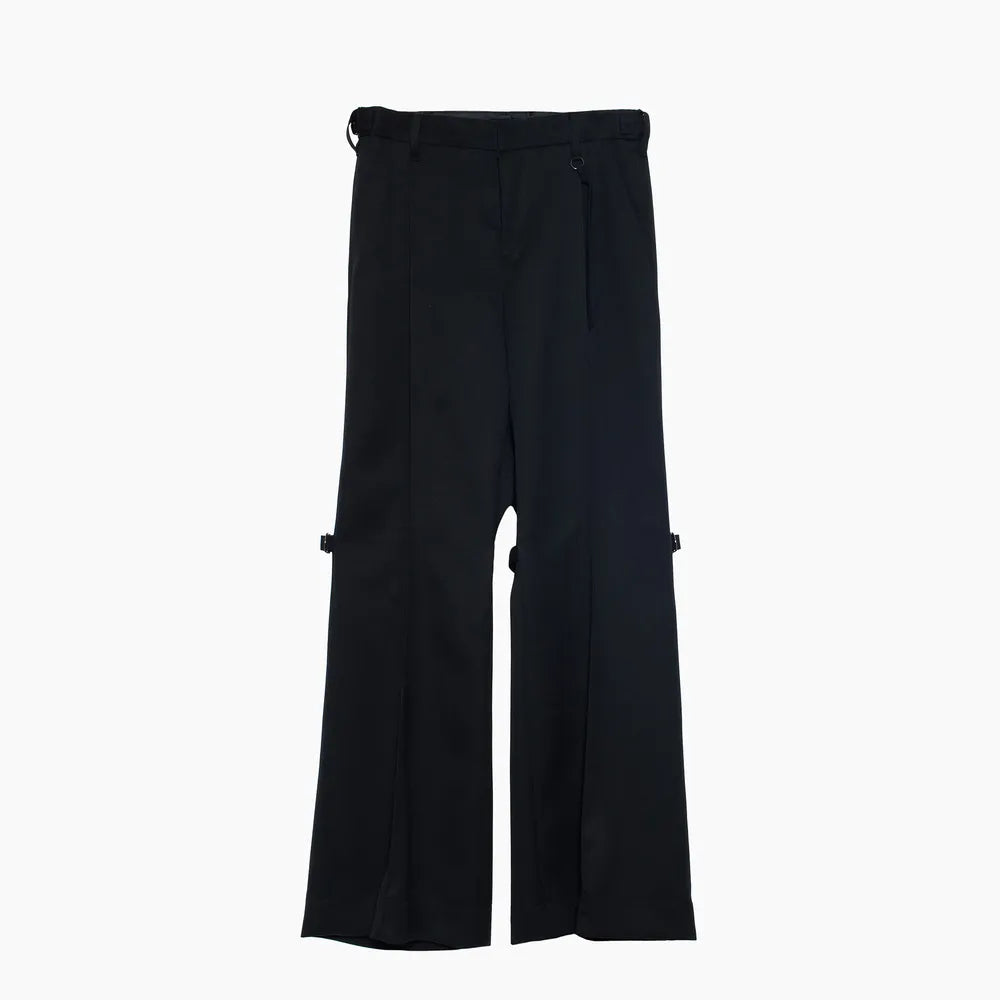 Tamme の SUITING GAITER SLACKS BLACK (24A0180)