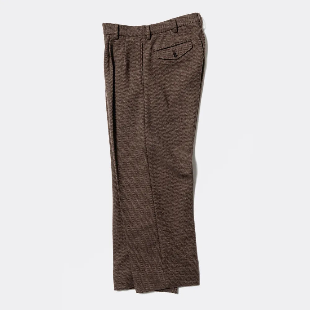 Unlikely / Unlikely Sawtooth Flap 2P Trousers Wool Tweed (U24F-23-0005)