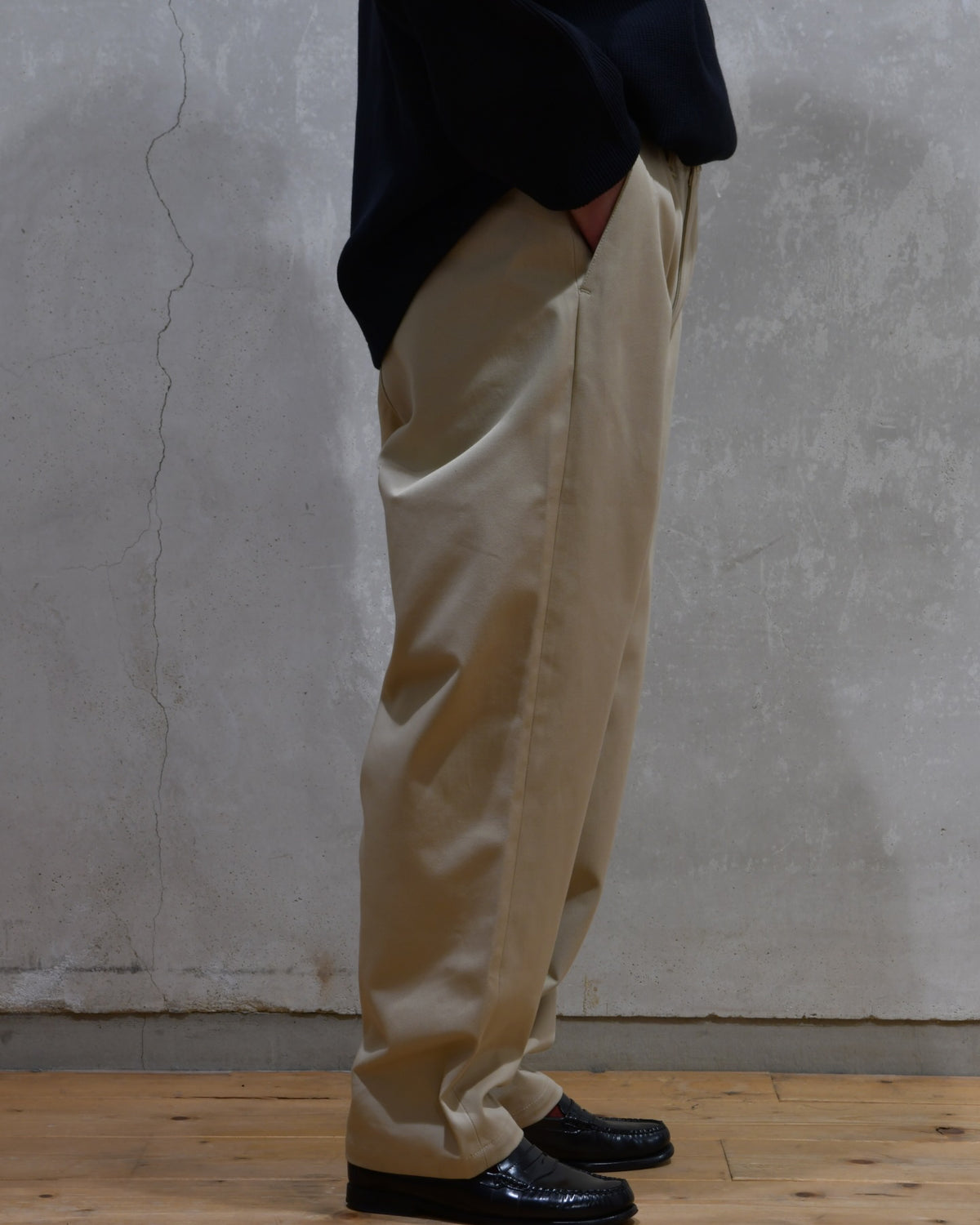 DESCENDANT (ディセンダント) / DC-6 ORGANIC COTTON TWILL TROUSERS