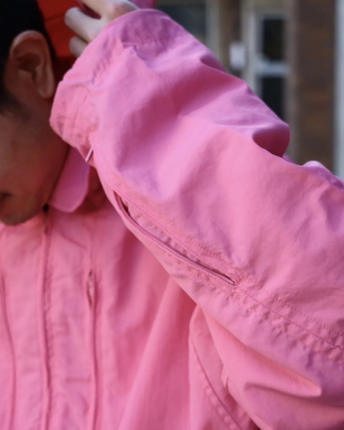 PHINGERIN / CRUSHED NYLON FULL PACK JACKET (PD-261-JK-011)