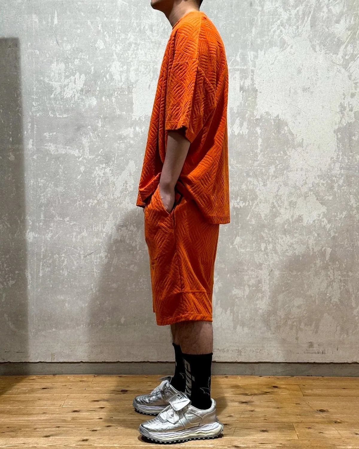 TIGHTBOOTH / CHECKER PLATE BIG SHORTS (00009088)