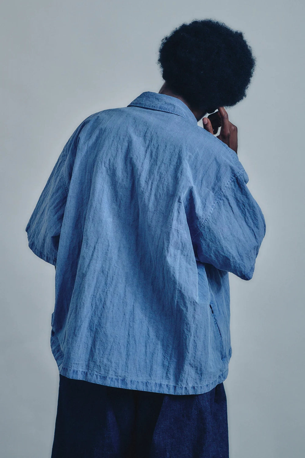 is-ness / Pigment-Dyed Short-Sleeve Shirt (26SS_09_1008SSSH04-1)