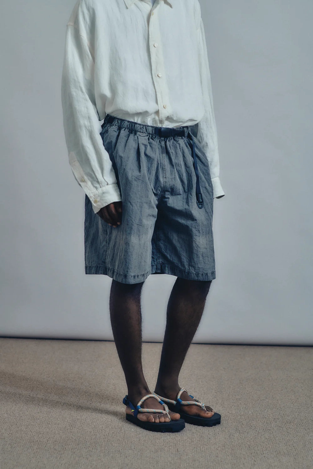 is-ness / Pigment-Dyeed Shorts (26SS_10_1007SSPT01-1W)