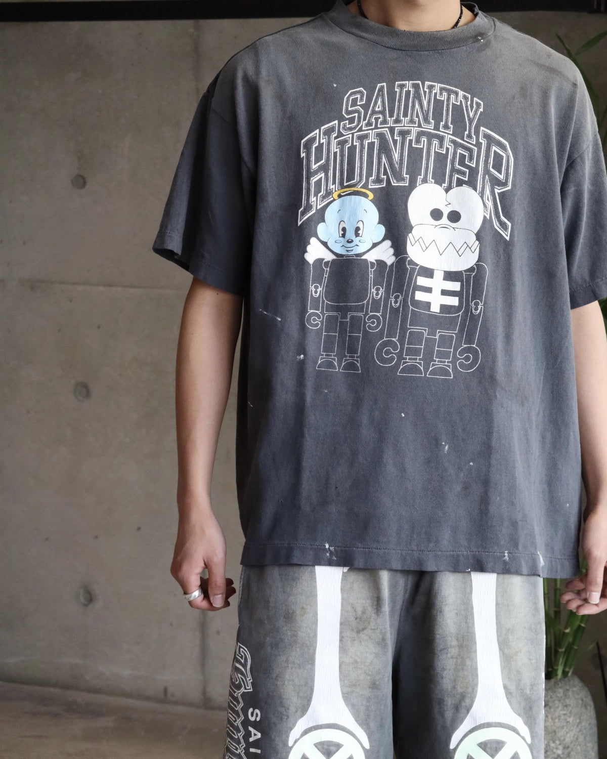 SAINT M×××××× (セントマイケル) / × BOUNTY HUNTER / BH_SS TEE/SKULL