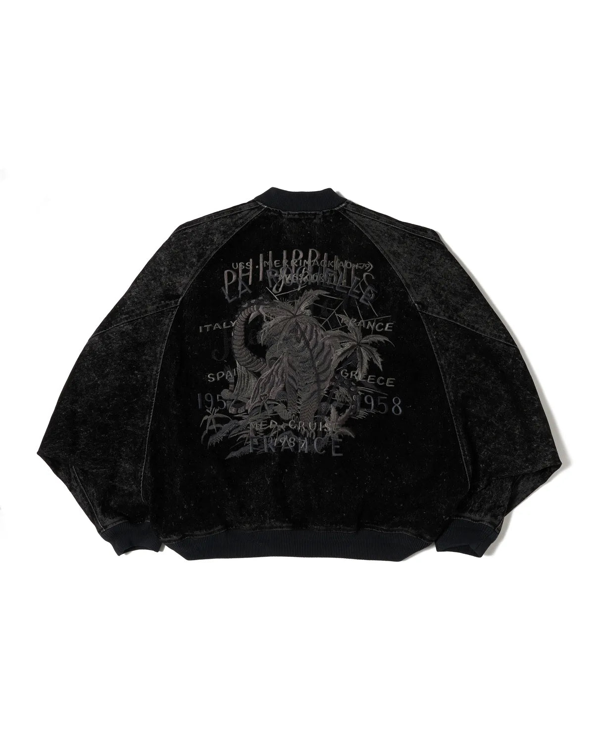 doublet / FLOCKED DEINM SOUVENIR JACKET (25AW20BL237)