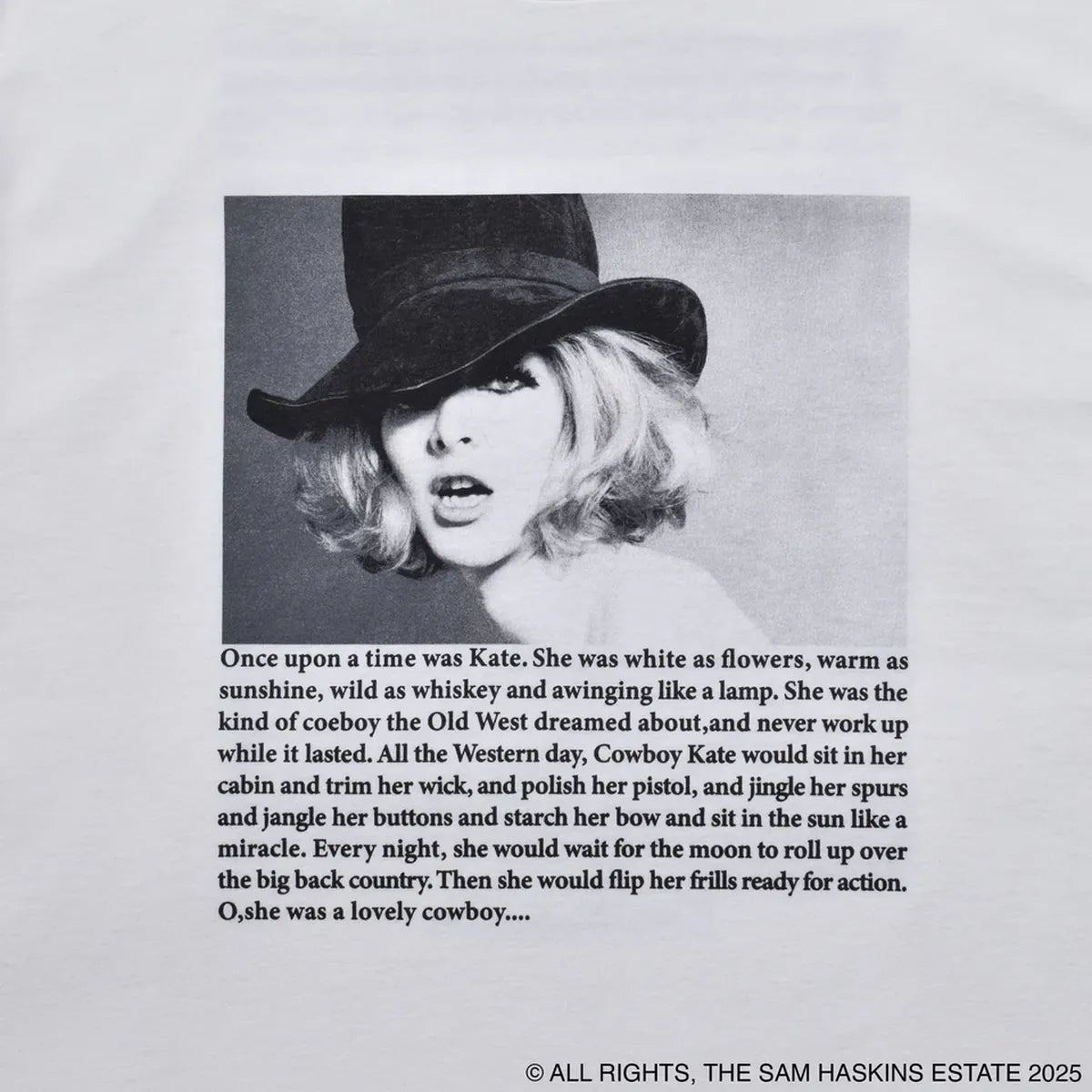 MINEDENIM × Sam Haskins × Stie-lo /  “kate” Tee  (25MND-STL005)