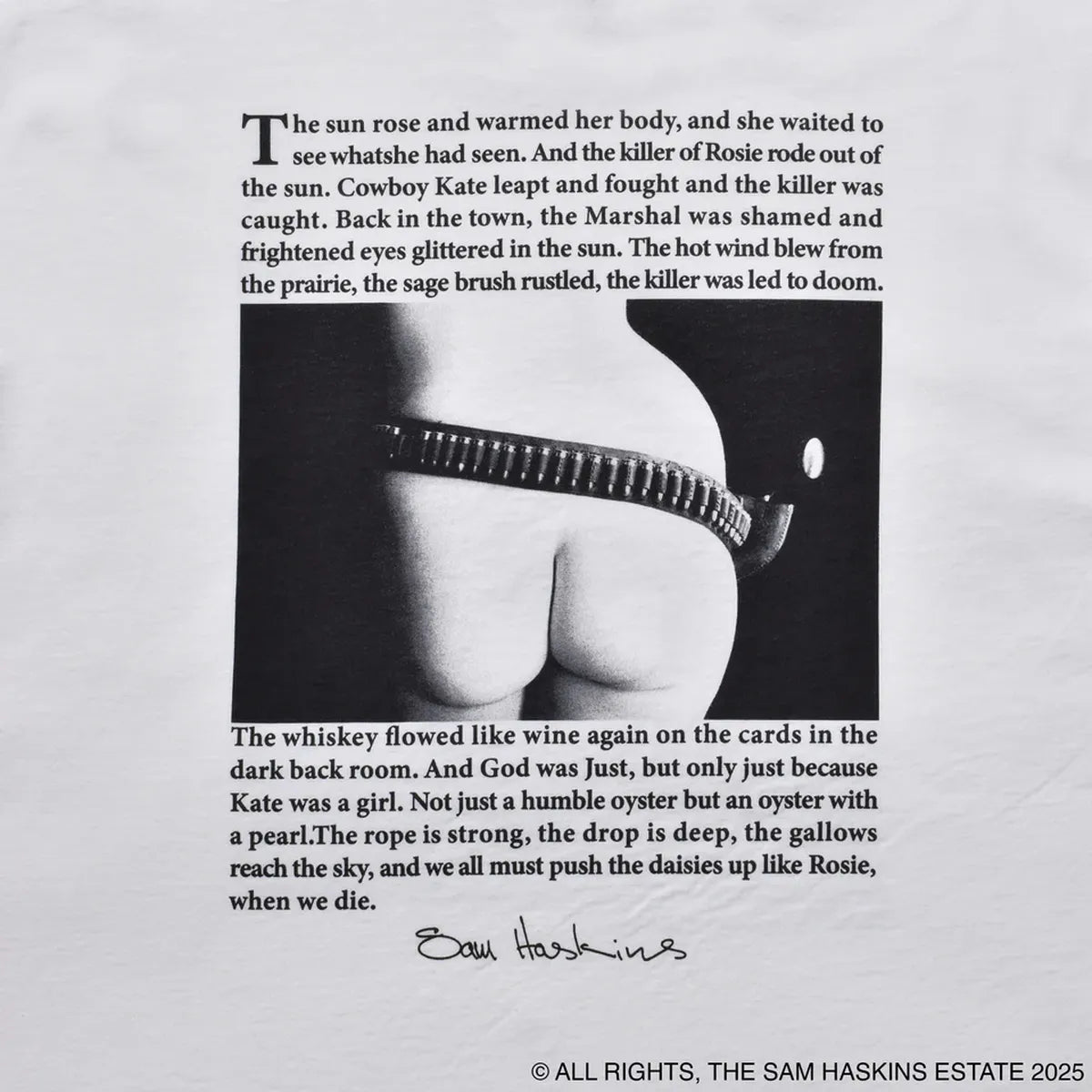 MINEDENIM × Sam Haskins × Stie-lo /  “holster Tee (25MND-STL006)